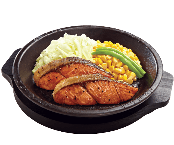 Teriyaki Double Salmon Steak
