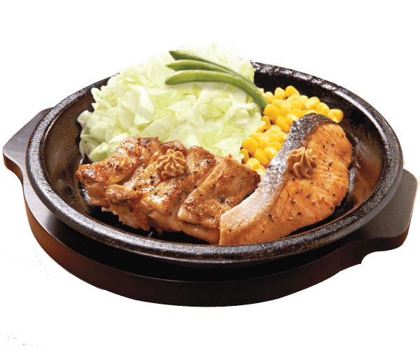 Salmon and Chicken Combo