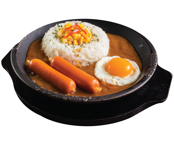Curry Rice with Cheese Sausage